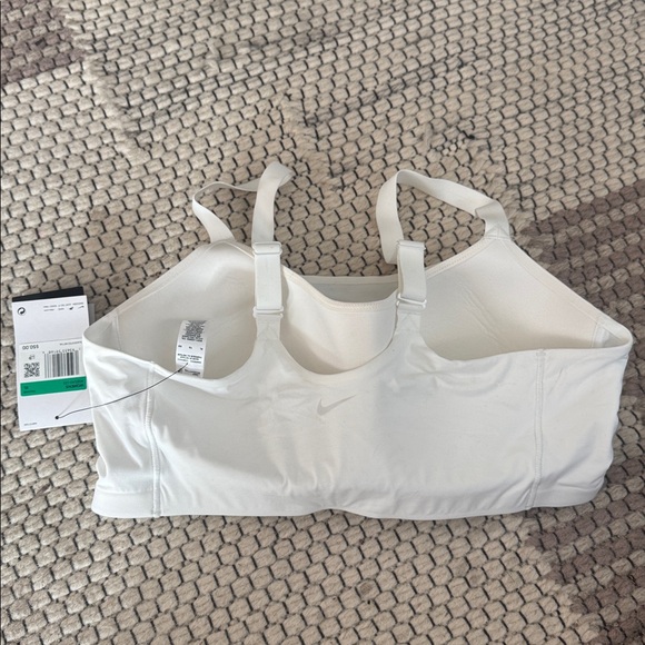 Nike Women Dri-FIT Indy Luxe Low Support Sport Bra WHITE NEW WITH TAGS XL - Picture 9 of 10